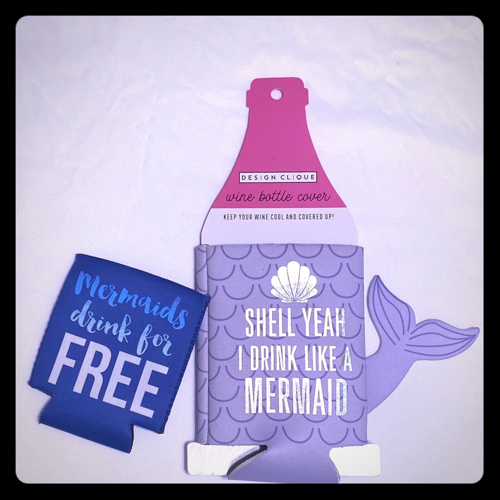 Mermaid koozies